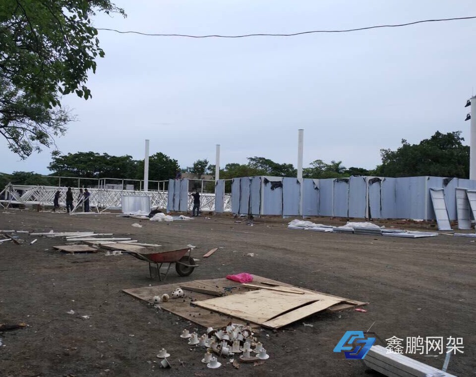 尼加拉瓜運動場網架及鋁板幕墻